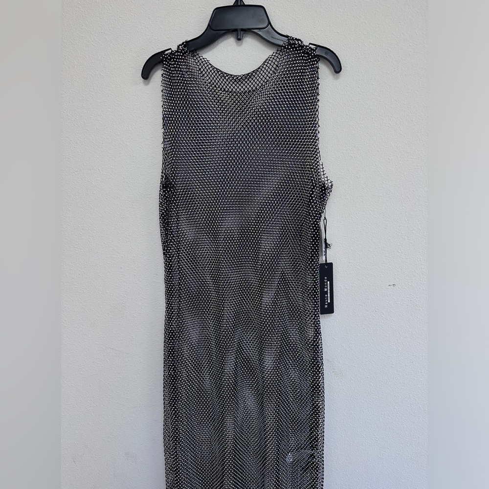 Mesh fishnet dress